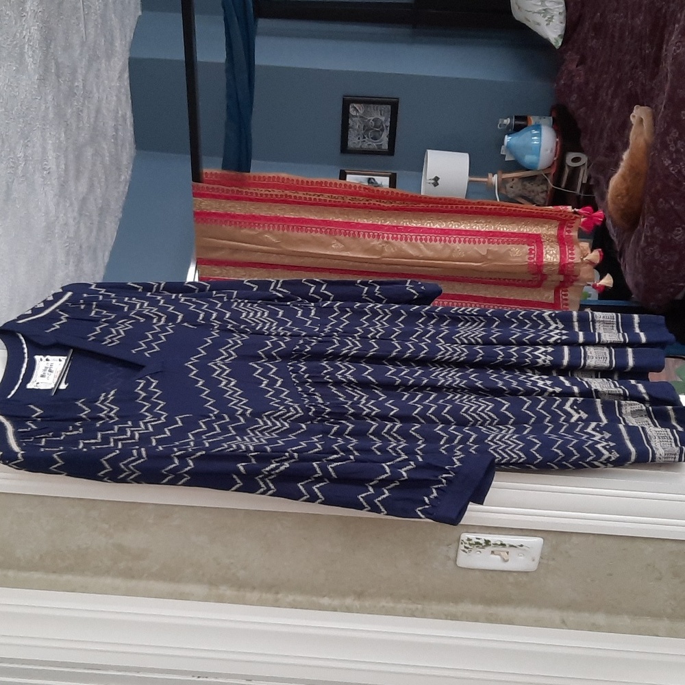 Holding horses dress